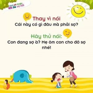 Giúp Trẻ Đối Mặt Với Nỗi Sợ Hãi - TRƯỜNG MẦM NON VOI CON