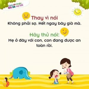 Giúp Trẻ Đối Mặt Với Nỗi Sợ Hãi - TRƯỜNG MẦM NON VOI CON