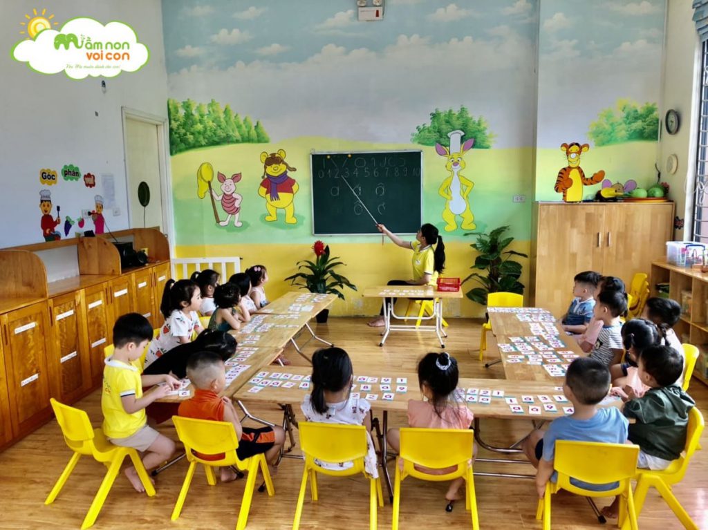 Hoạt Động làm Quen Với Toán Lớp E3 - TRƯỜNG MẦM NON VOI CON