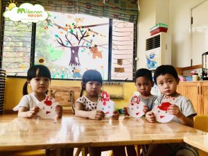 Hoạt Động Tạo Hình Làm Con Gà Của #Lớp_E3 - TRƯỜNG MẦM NON VOI CON