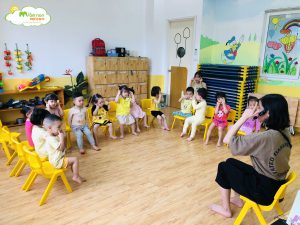 Giờ Học Tiếng Anh Lớp E2 - TRƯỜNG MẦM NON VOI CON