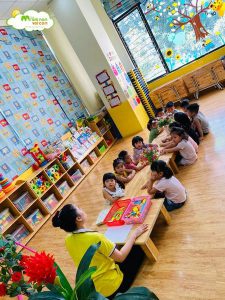 Tạo Hình Làm Con Chuồn Chuồn Lớp E3 - TRƯỜNG MẦM NON VOI CON