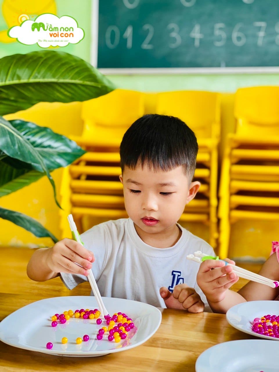 Kỹ Năng Cầm Đũa - TRƯỜNG MẦM NON VOI CON