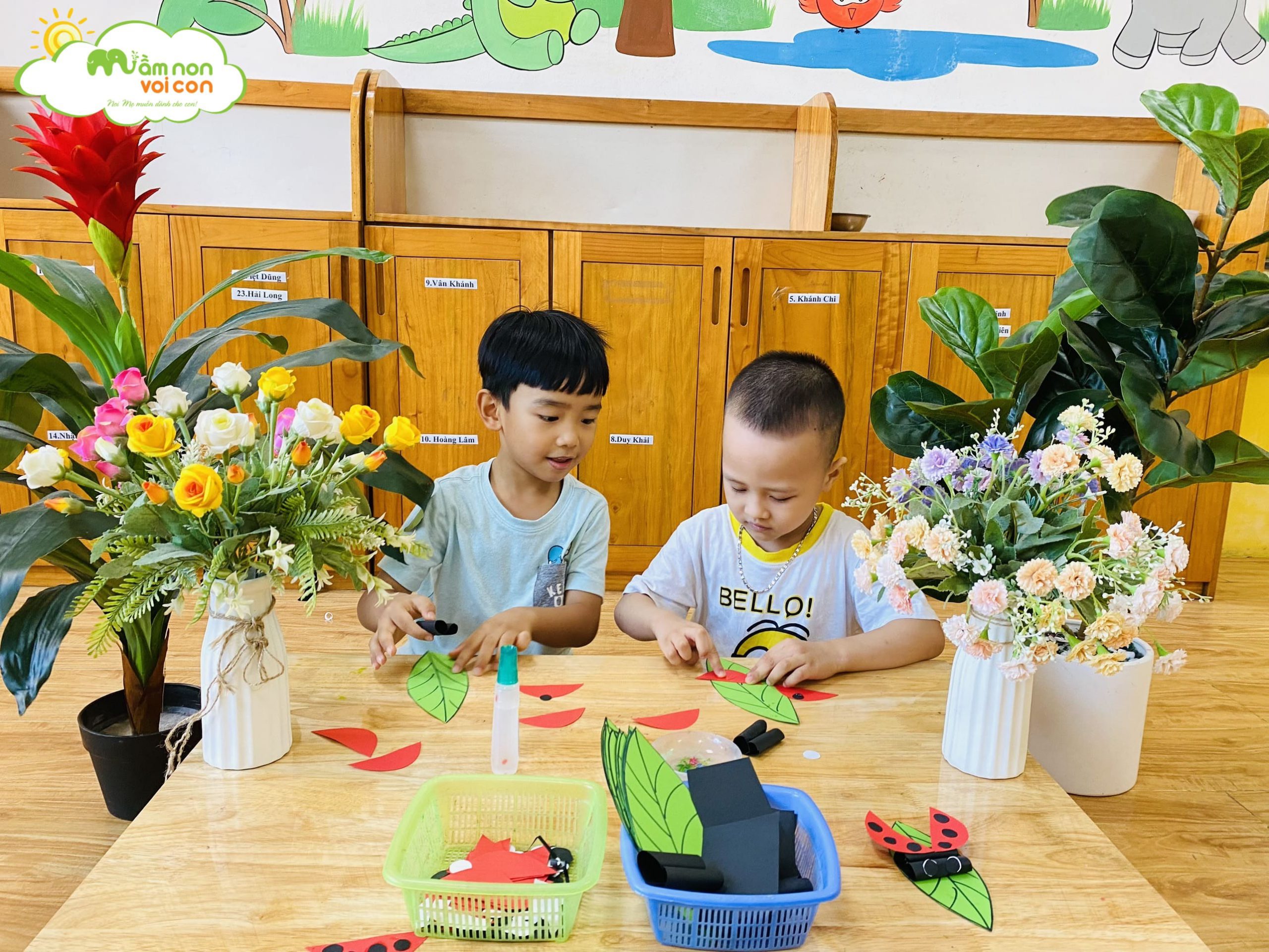 Tạo Hình Những Chú RÙa Đáng Yêu Cùng Lớp E6 - TRƯỜNG MẦM NON VOI CON