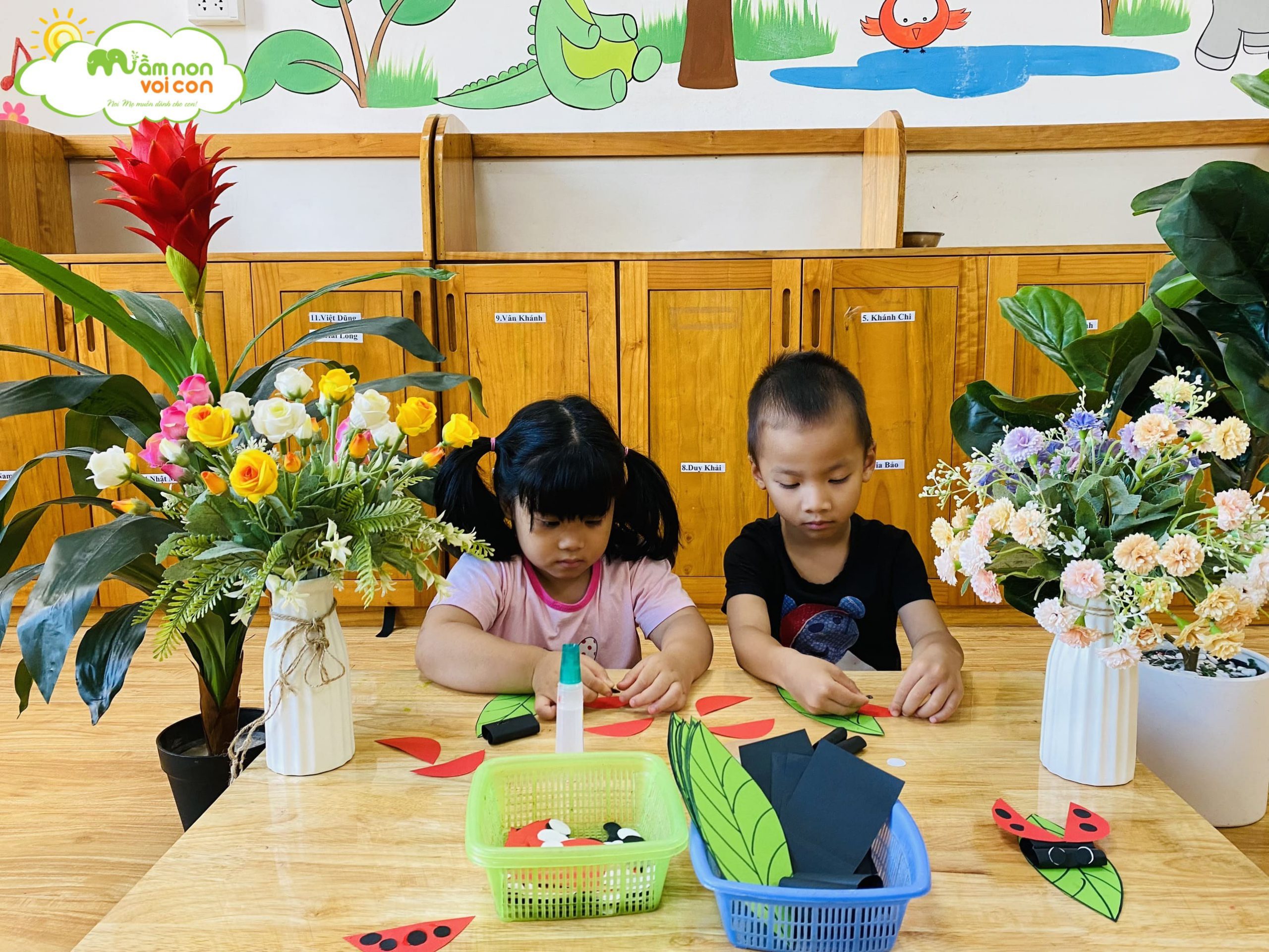 Tạo Hình Những Chú RÙa Đáng Yêu Cùng Lớp E6 - TRƯỜNG MẦM NON VOI CON