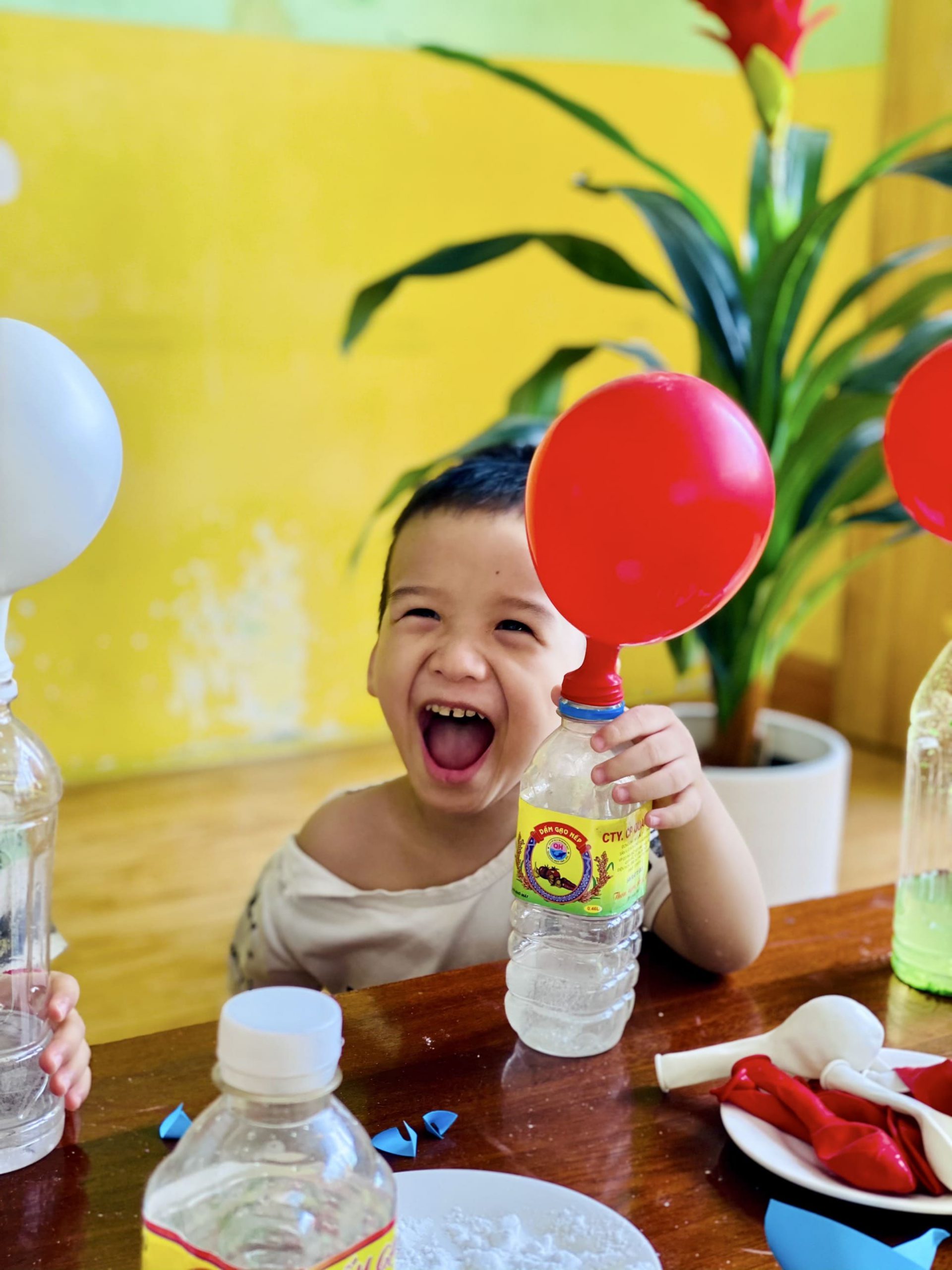 Thí Nghiệm Sự Kì Diệu Của Bóng Bóng Ơi To Lên Nào - TRƯỜNG MẦM NON VOI CON