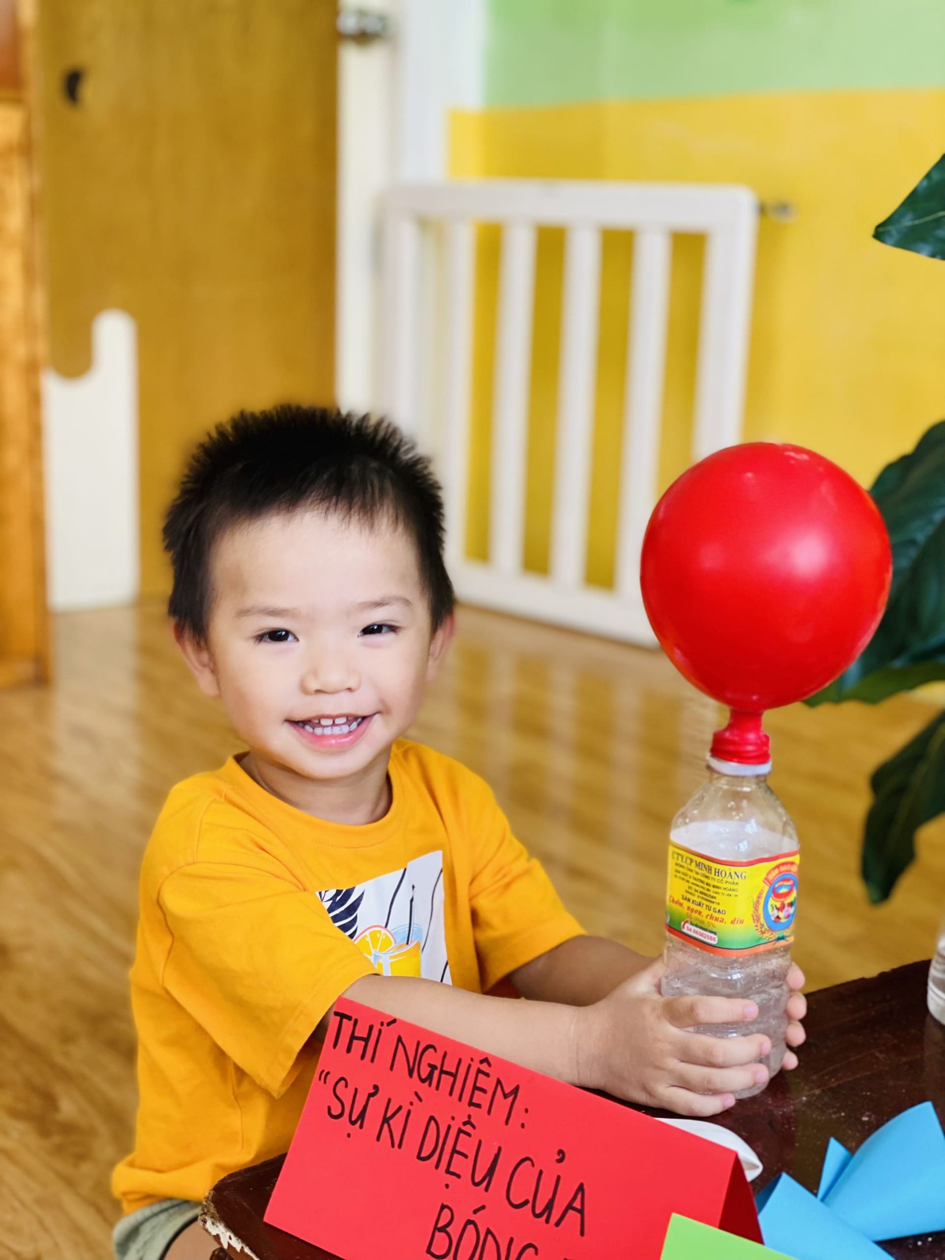 Thí Nghiệm Sự Kì Diệu Của Bóng Bóng Ơi To Lên Nào - TRƯỜNG MẦM NON VOI CON