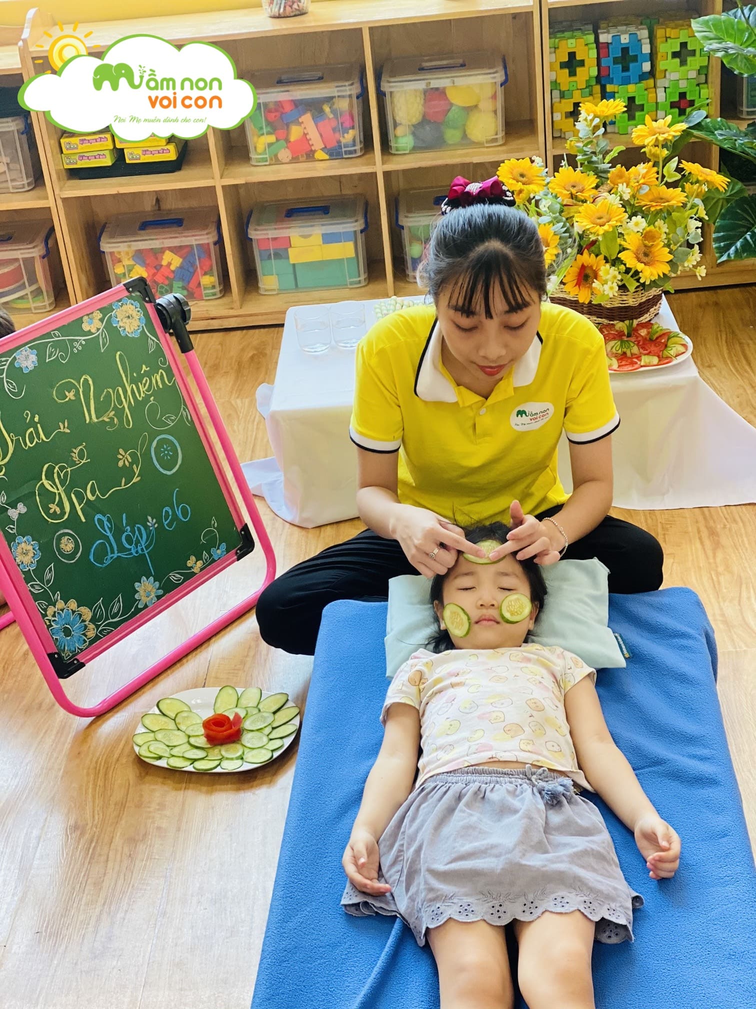 Trải Nghiệm Spa Kids Tại Mầm Non Voi Con - TRƯỜNG MẦM NON VOI CON