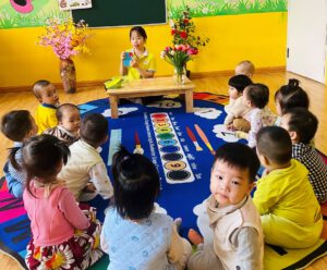 LÀM THIỆP TẶNG MẸ - TRƯỜNG MẦM NON VOI CON