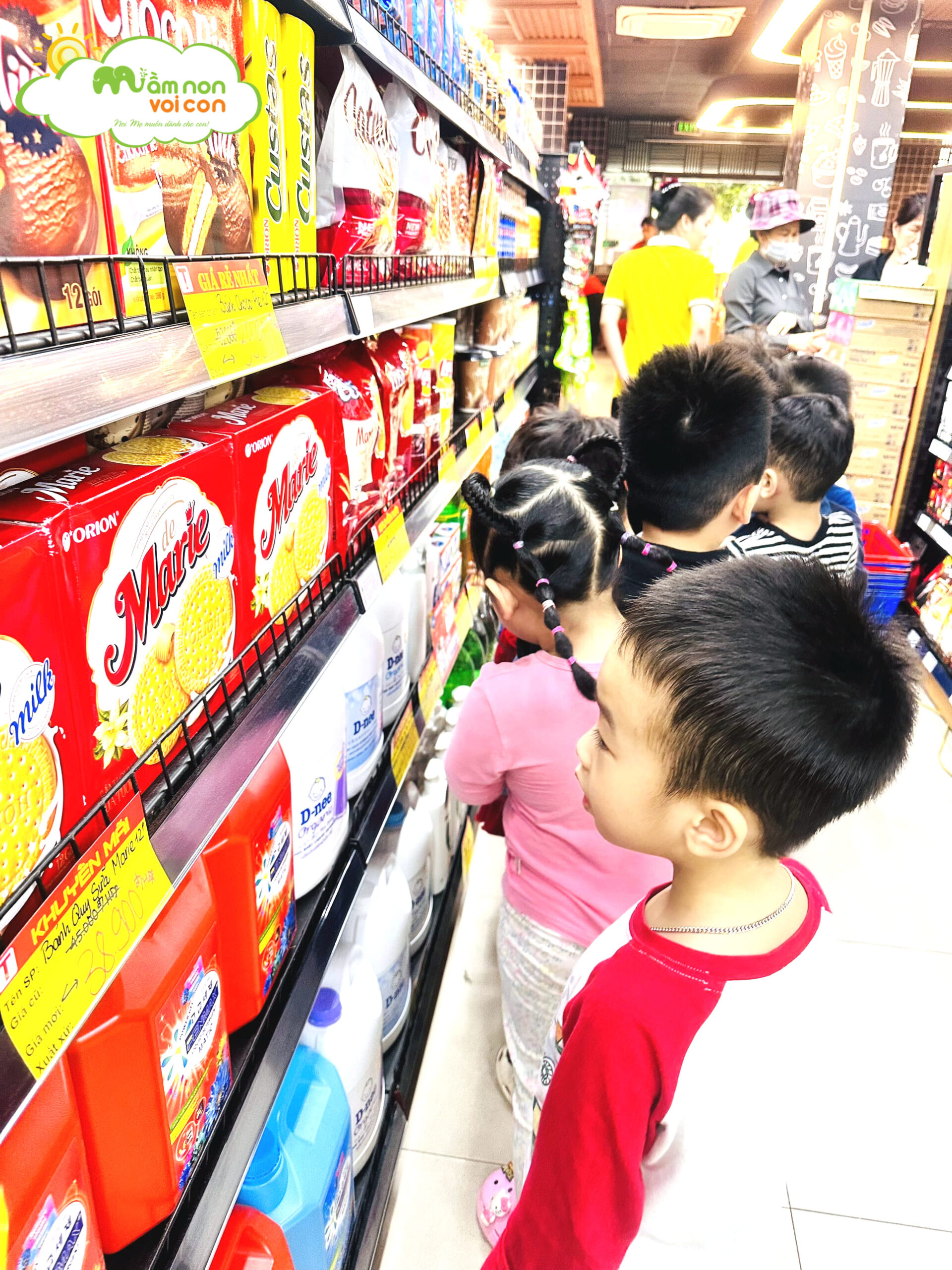 HOẠT ĐỘNG TRẢI NGHIỆM: BÉ ĐI SIÊU THỊ HOẠT ĐỘNG TRẢI NGHIỆM: BÉ ĐI SIÊU THỊ - TRƯỜNG MẦM NON VOI CON