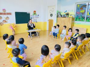 GIỜ HỌC TIẾNG ANH - TRƯỜNG MẦM NON VOI CON