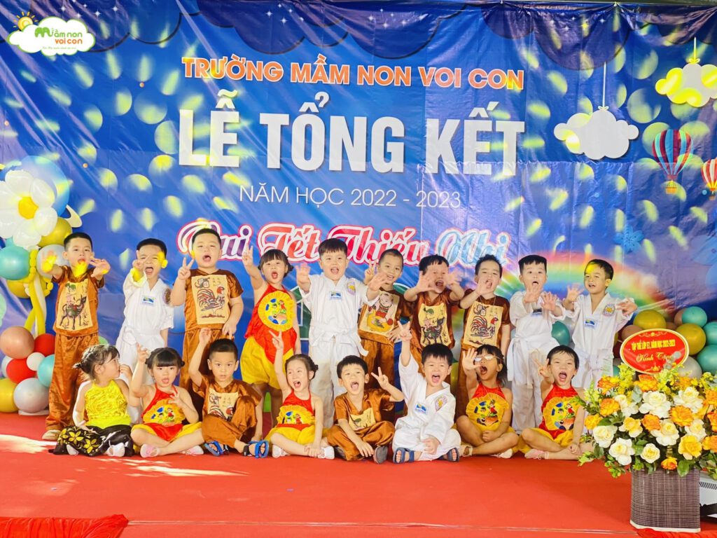 LỄ TỔNG KẾT NĂM HỌC 2022 - 2023 VÀ VUI TẾT THIẾU NHI 1/6 - TRƯỜNG MẦM NON VOI CON