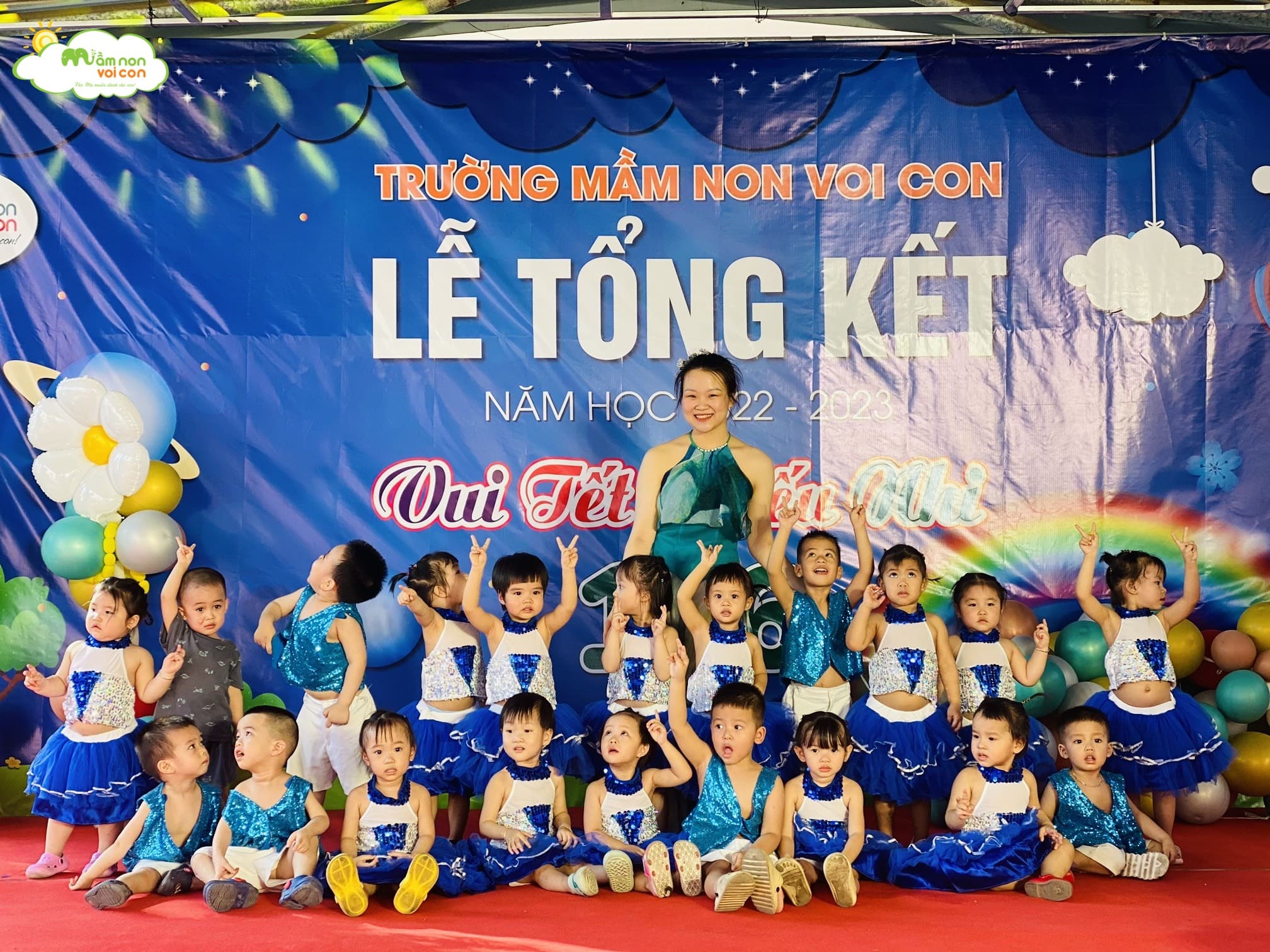 LỄ TỔNG KẾT NĂM HỌC 2022 - 2023 VÀ VUI TẾT THIẾU NHI 1/6 - TRƯỜNG MẦM NON VOI CON