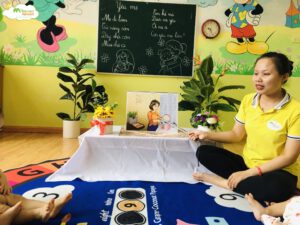 LÀM QUEN VỚI VĂN HỌC: BÀI THƠ "YÊU MẸ" - TRƯỜNG MẦM NON VOI CON