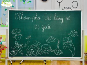 HOẠT ĐỘNG TRẢI NGHIỆM: “ SỰ BÙNG NỔ VỊ GIÁC ” - TRƯỜNG MẦM NON VOI CON