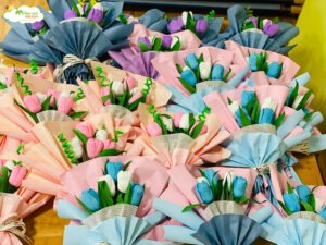 BÓ HOA TẶNG MẸ NGÀY 20/10 - TRƯỜNG MẦM NON VOI CON