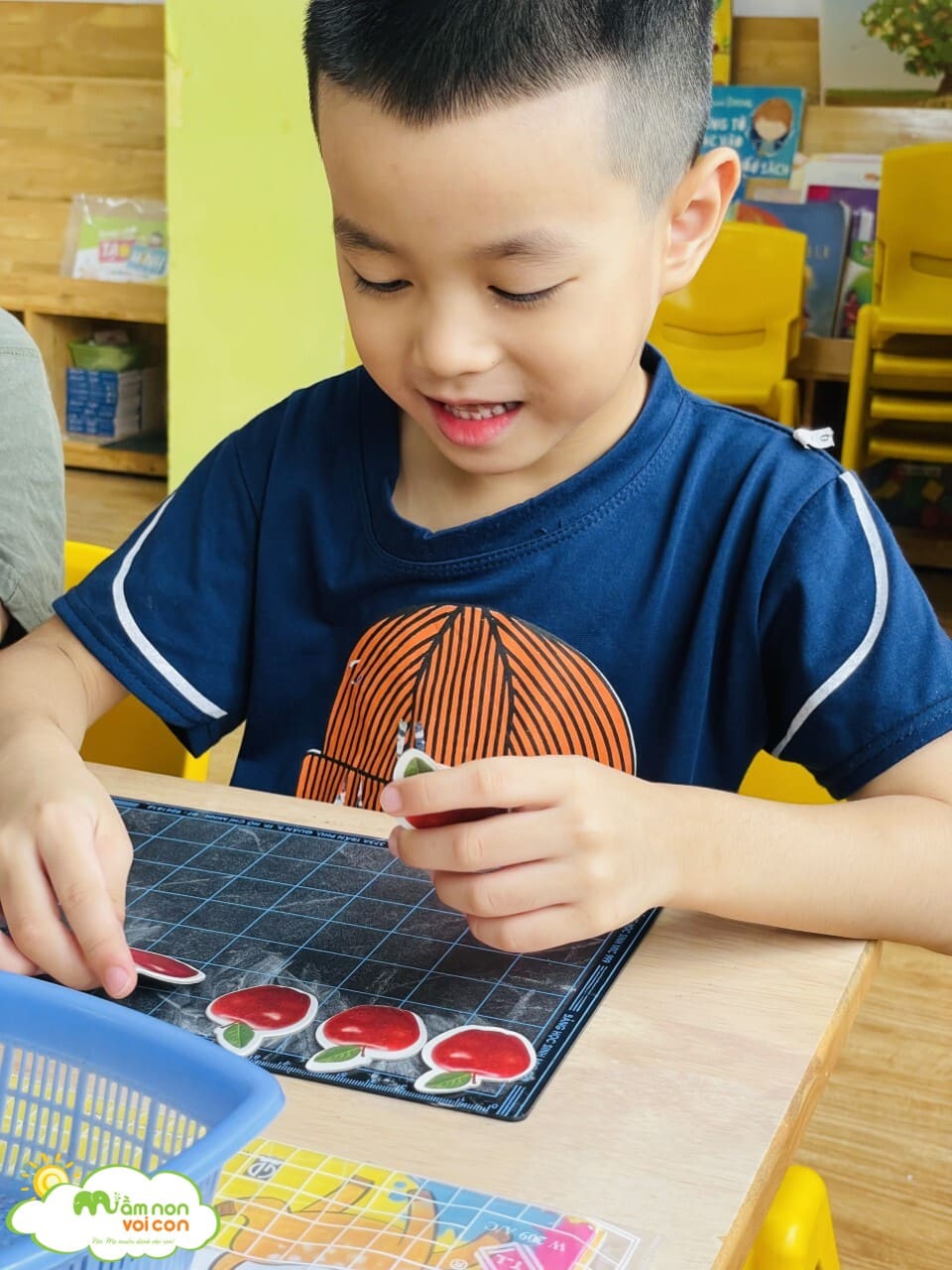 LÀM QUEN VỚI TOÁN: NHẬN BIẾT SỐ LƯỢNG 5, GIỚI THIỆU SỐ ĐIỆN THOẠI 115 - TRƯỜNG MẦM NON VOI CON