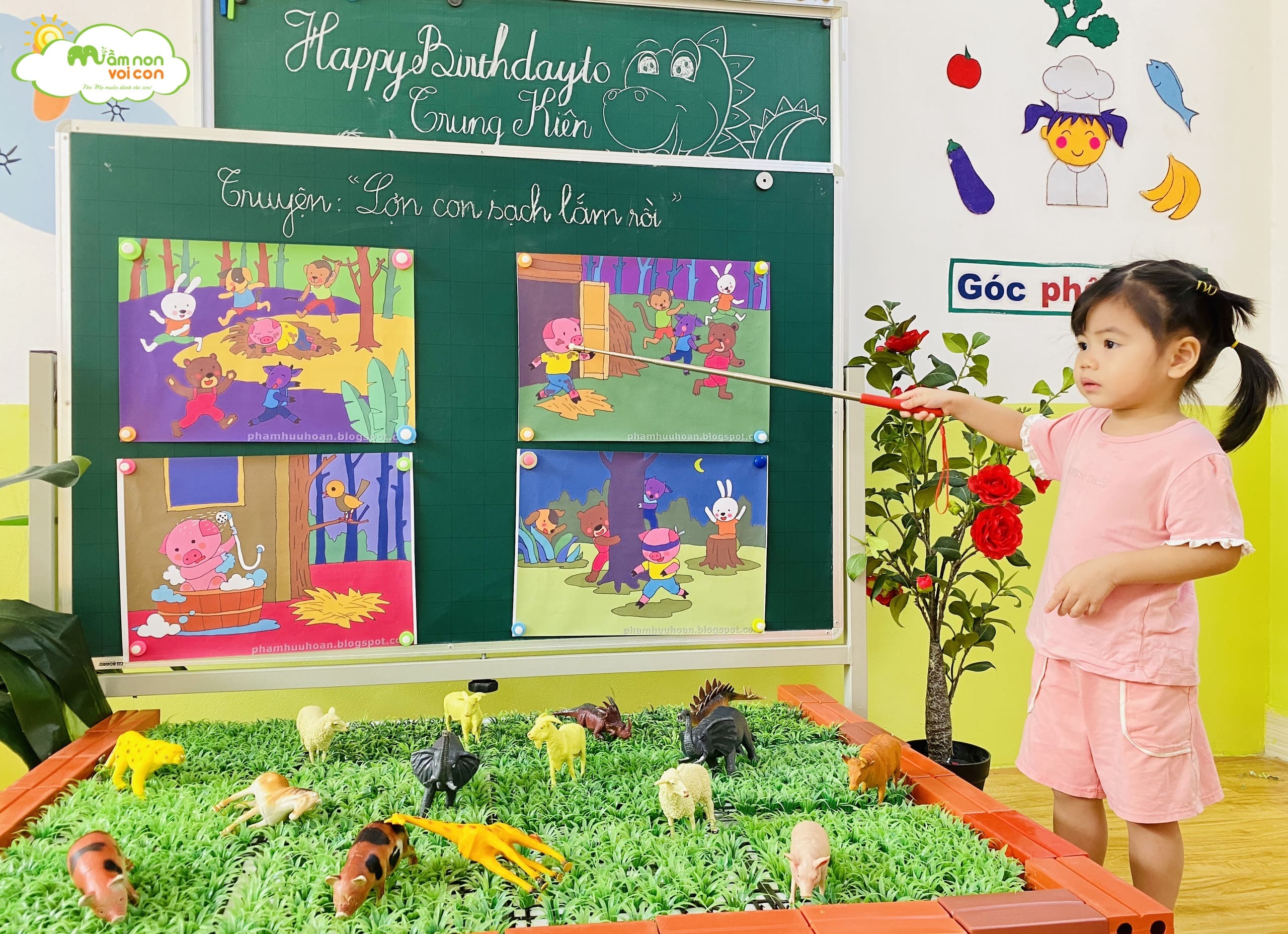 KỂ CHUYỆN: LỢN CON SẠCH LẮM RỒI! - TRƯỜNG MẦM NON VOI CON