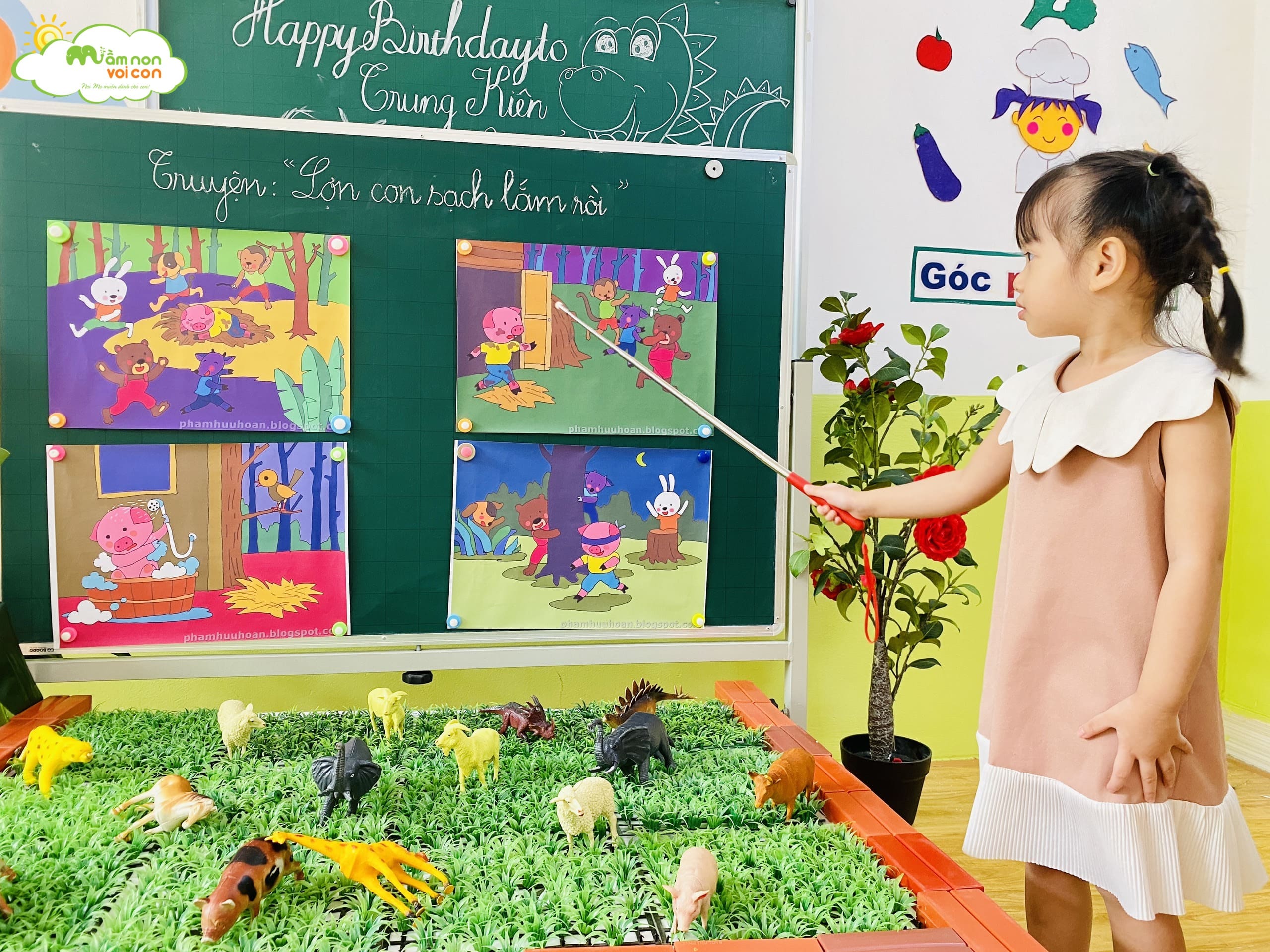 KỂ CHUYỆN: LỢN CON SẠCH LẮM RỒI! - TRƯỜNG MẦM NON VOI CON