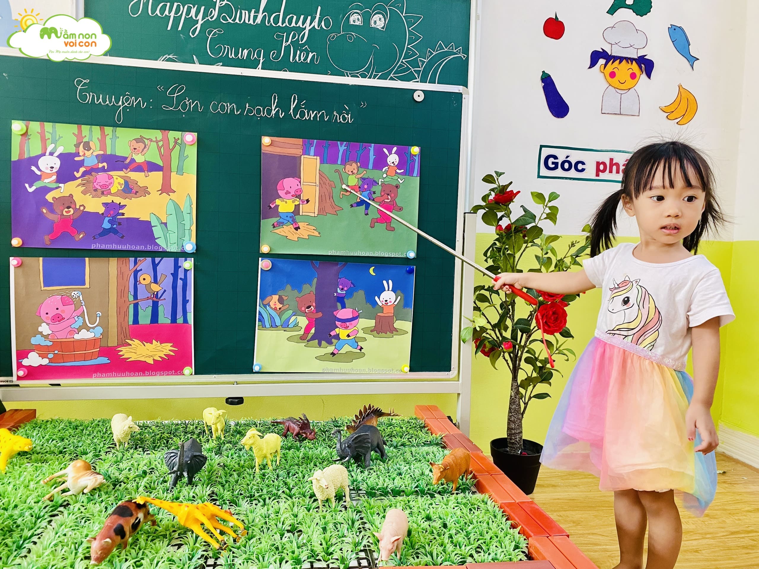 KỂ CHUYỆN: LỢN CON SẠCH LẮM RỒI! - TRƯỜNG MẦM NON VOI CON