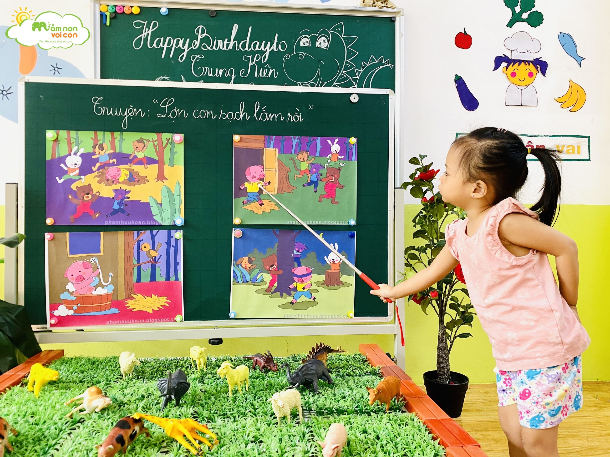 KỂ CHUYỆN: LỢN CON SẠCH LẮM RỒI! - TRƯỜNG MẦM NON VOI CON