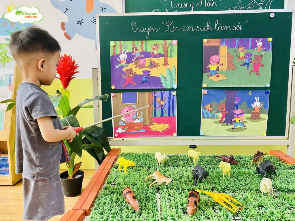 KỂ CHUYỆN: LỢN CON SẠCH LẮM RỒI! - TRƯỜNG MẦM NON VOI CON