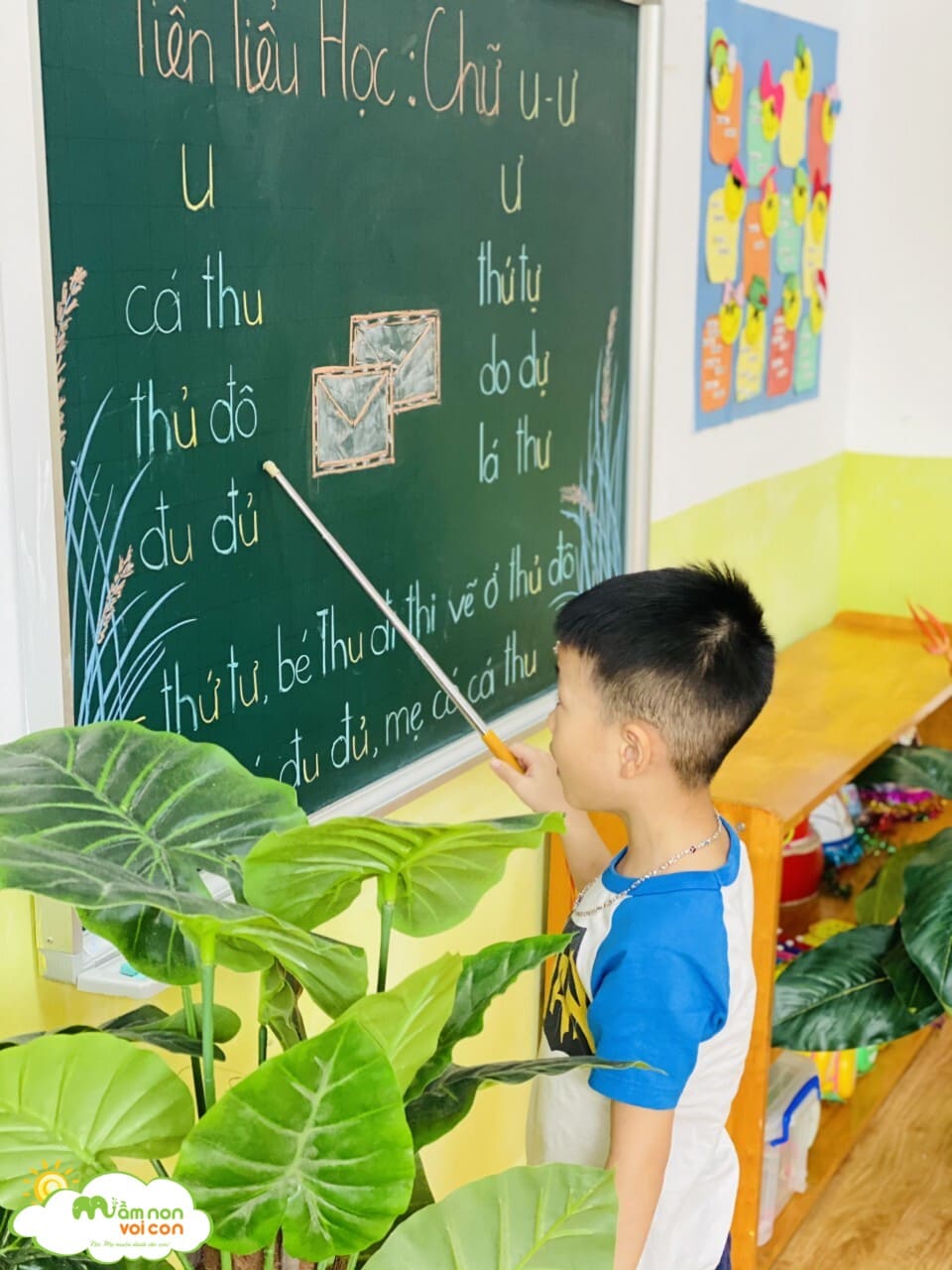 TIỀN TIỂU HỌC: HỌC CHỮ U - Ư - TRƯỜNG MẦM NON VOI CON