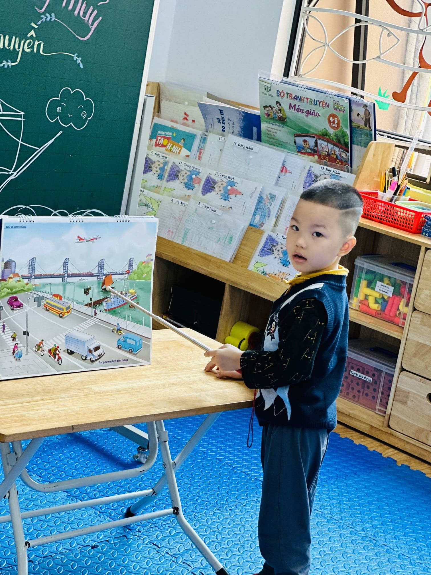 HOẠT ĐỘNG "KHÁM PHÁ PTGT ĐƯỜNG THỦY" - TRƯỜNG MẦM NON VOI CON