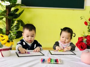 TẠO HÌNH SÁNG TẠO: NẶN CON GIUN - TRƯỜNG MẦM NON VOI CON