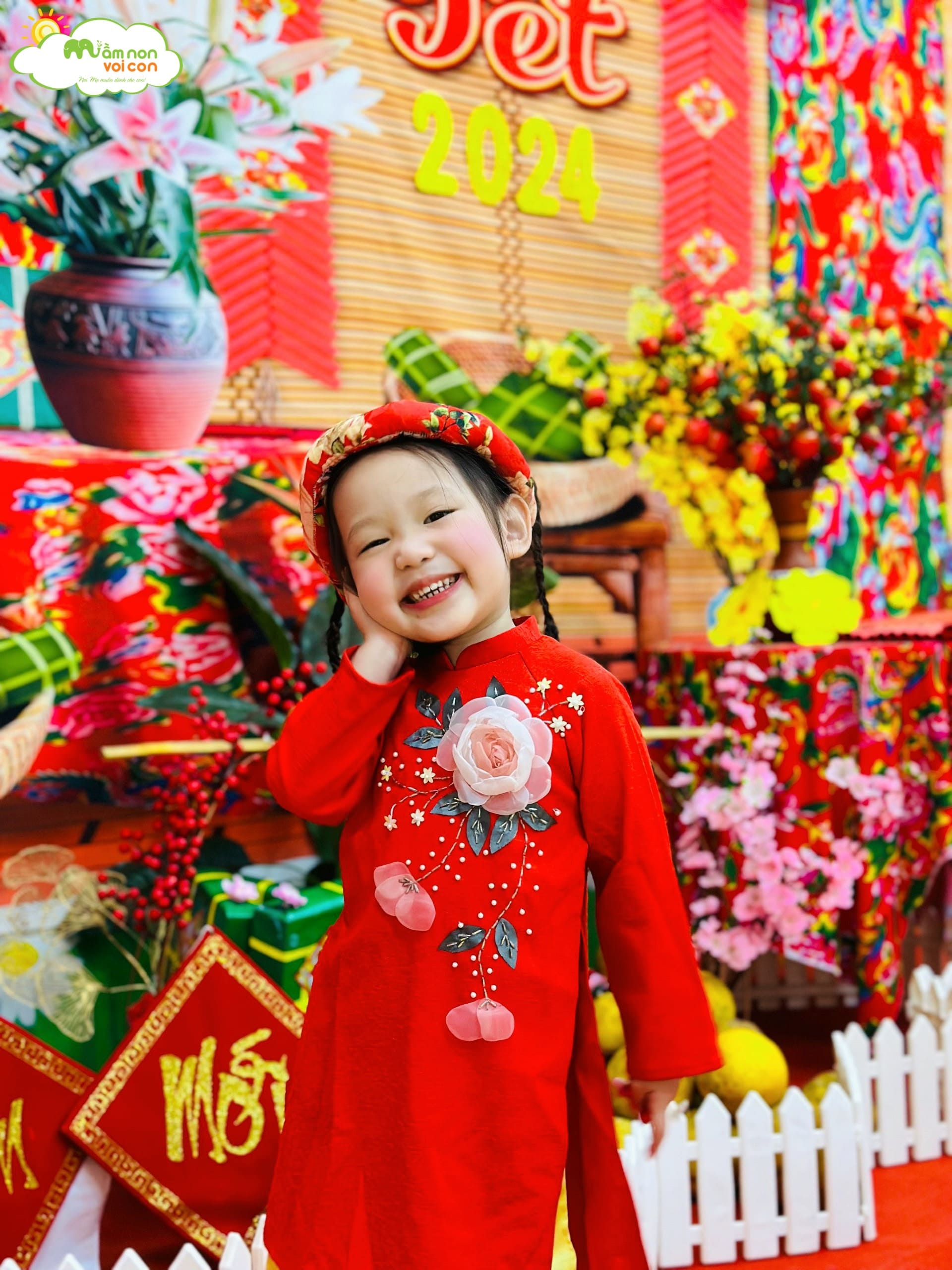 ĐÓN TẾT RỘN RÀNG NGẬP TRÀN ẢNH ĐẸP - TRƯỜNG MẦM NON VOI CON