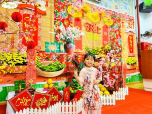 ĐÓN TẾT RỘN RÀNG NGẬP TRÀN ẢNH ĐẸP - TRƯỜNG MẦM NON VOI CON