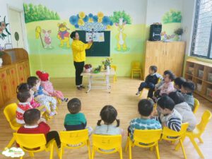 NHẬN BIẾT, TẬP NÓI VÀ PHÁT TRIỂN NGÔN NGỮ - TRƯỜNG MẦM NON VOI CON