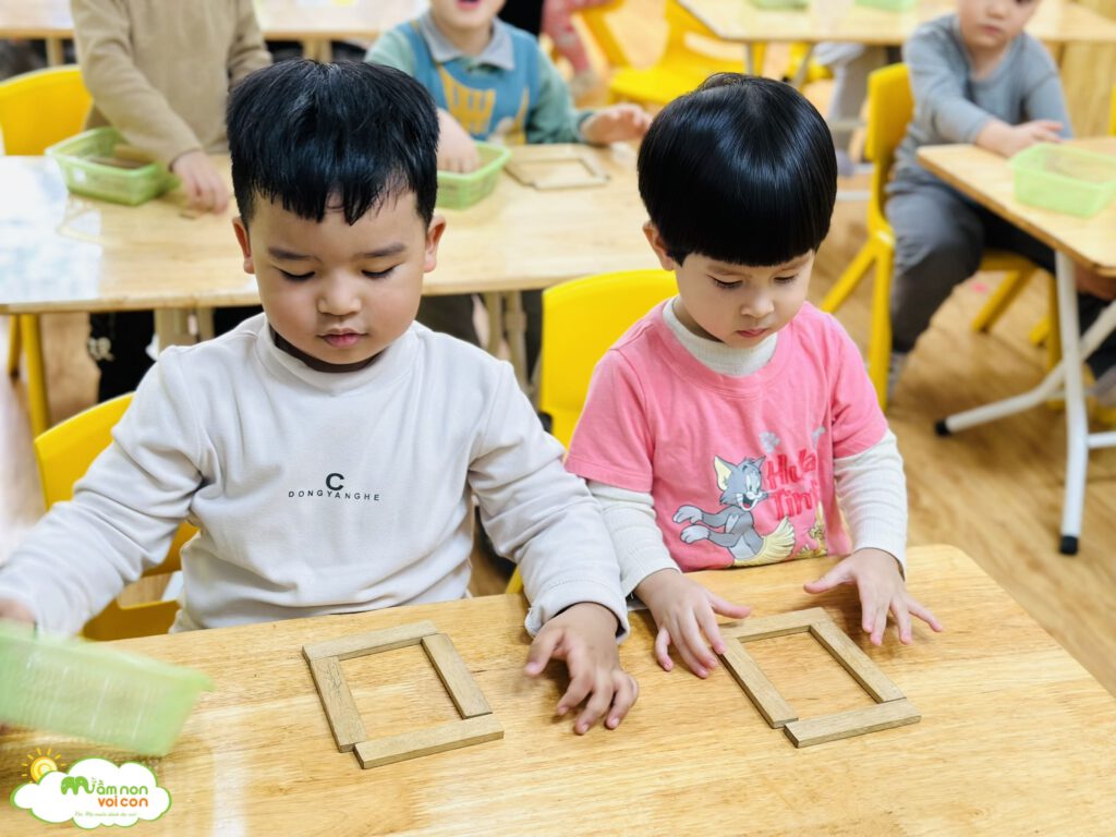 LÀM QUEN VỚI TOÁN - LỚP E5 - TRƯỜNG MẦM NON VOI CON