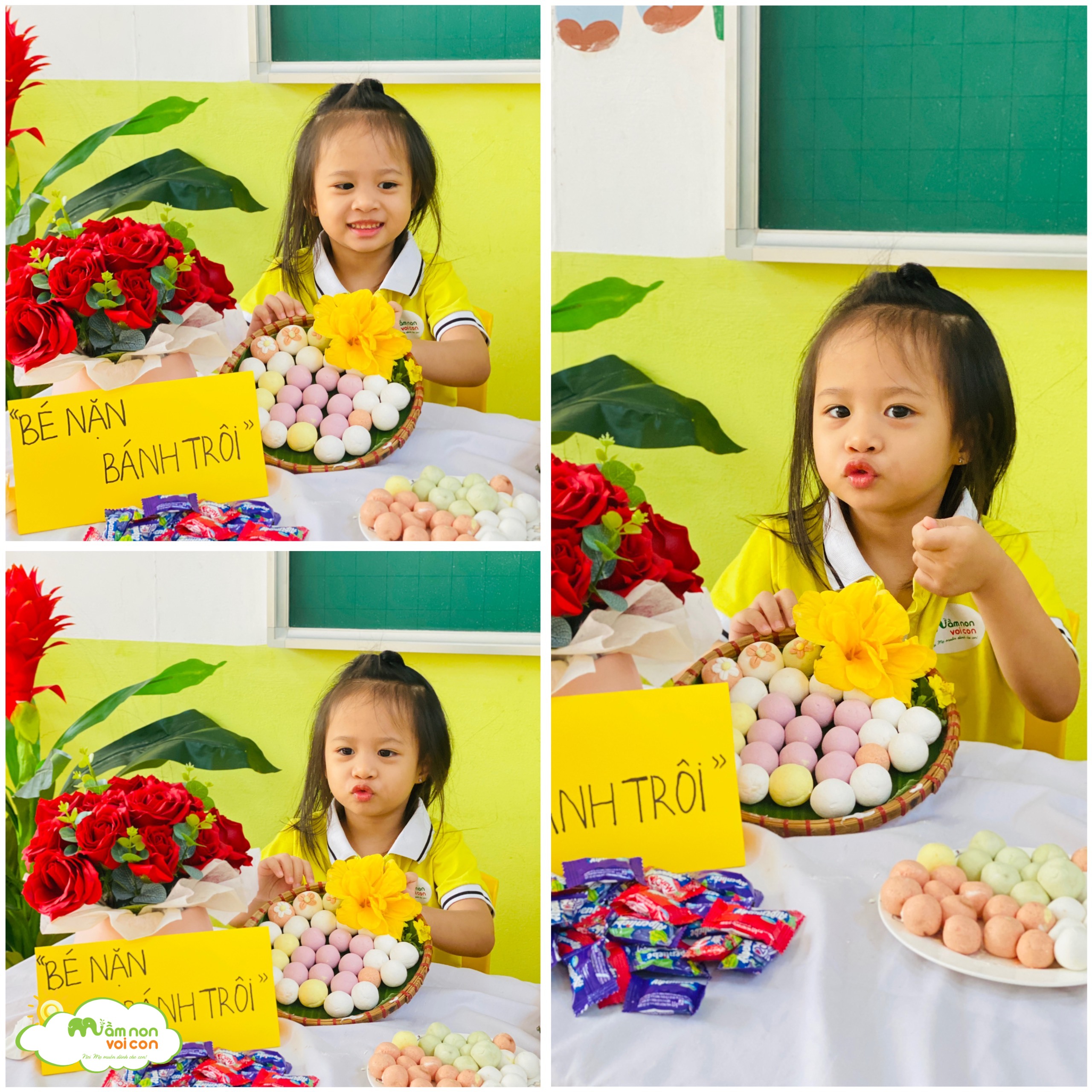 TẾT HÀN THỰC VÀ NHỮNG TRẢI NGHIỆM VUI CỦA BÉ - TRƯỜNG MẦM NON VOI CON