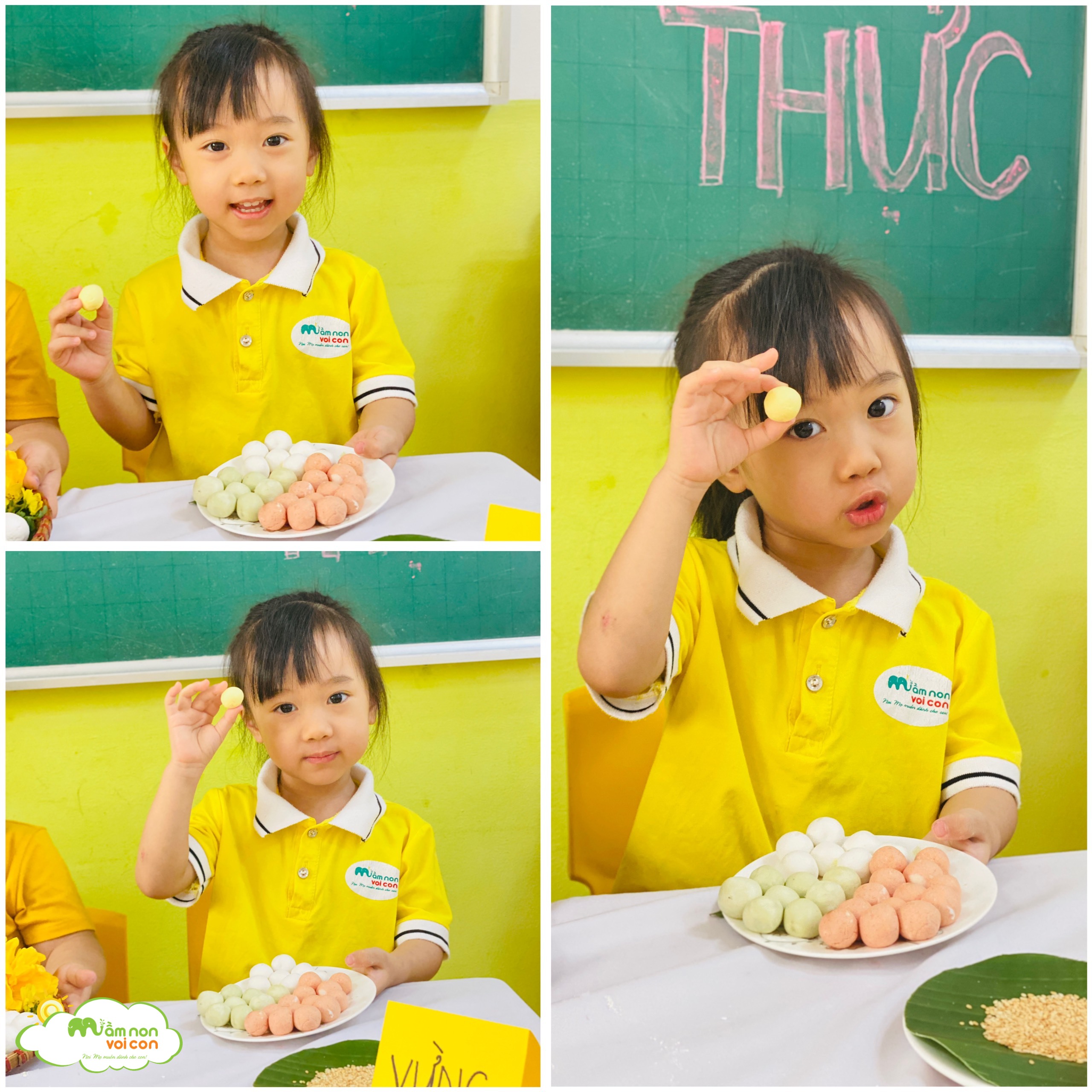 TẾT HÀN THỰC VÀ NHỮNG TRẢI NGHIỆM VUI CỦA BÉ - TRƯỜNG MẦM NON VOI CON