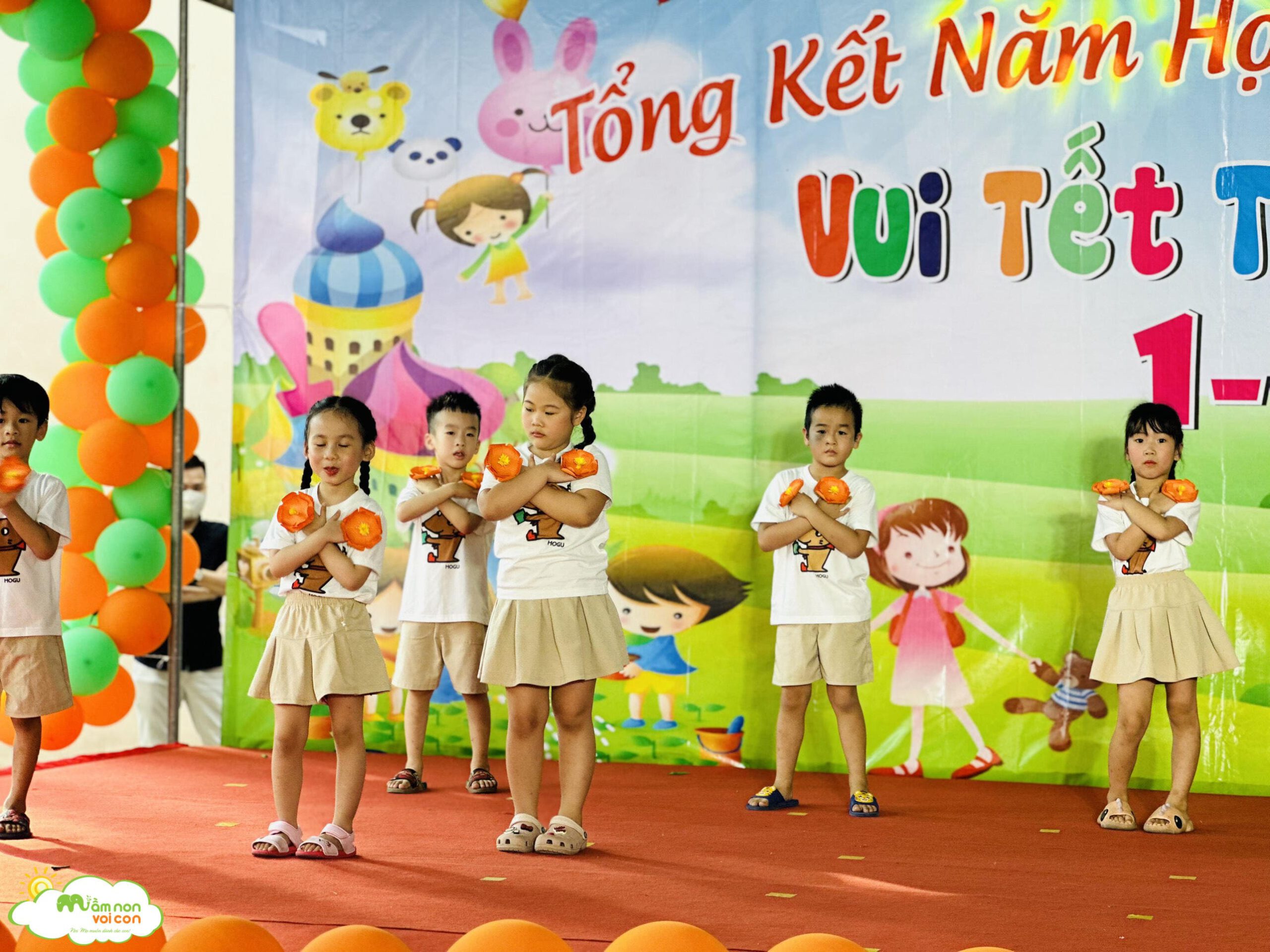 TỔNG KẾT NĂM HỌC - LỄ RA TRƯỜNG - VUI TẾT THIẾU NHI 1-6 - TRƯỜNG MẦM NON VOI CON