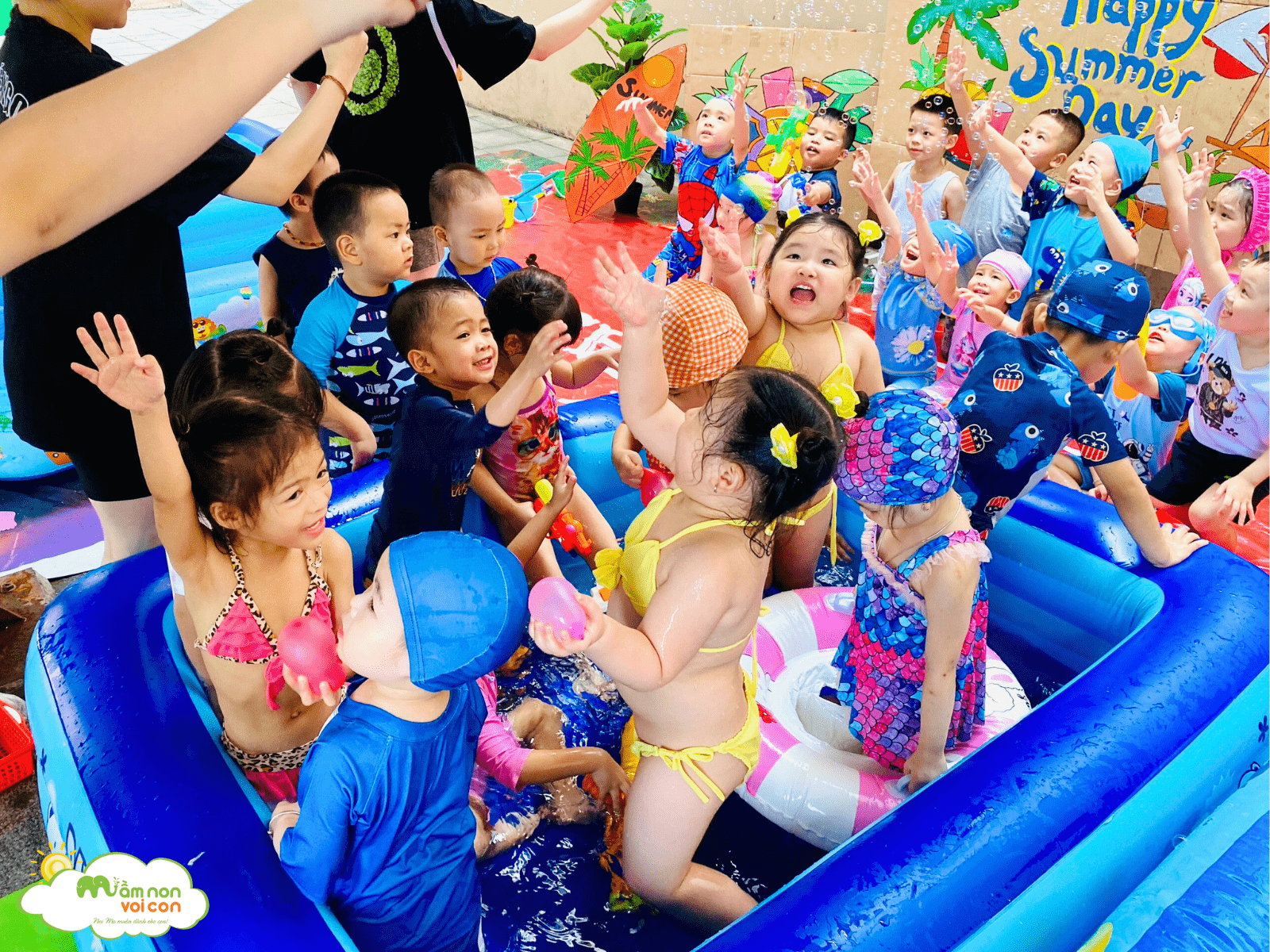 HAPPY SUMMER DAY - POOL PARTY |LỄ HỘI NƯỚC VOI CON 2024 - TRƯỜNG MẦM NON VOI CON