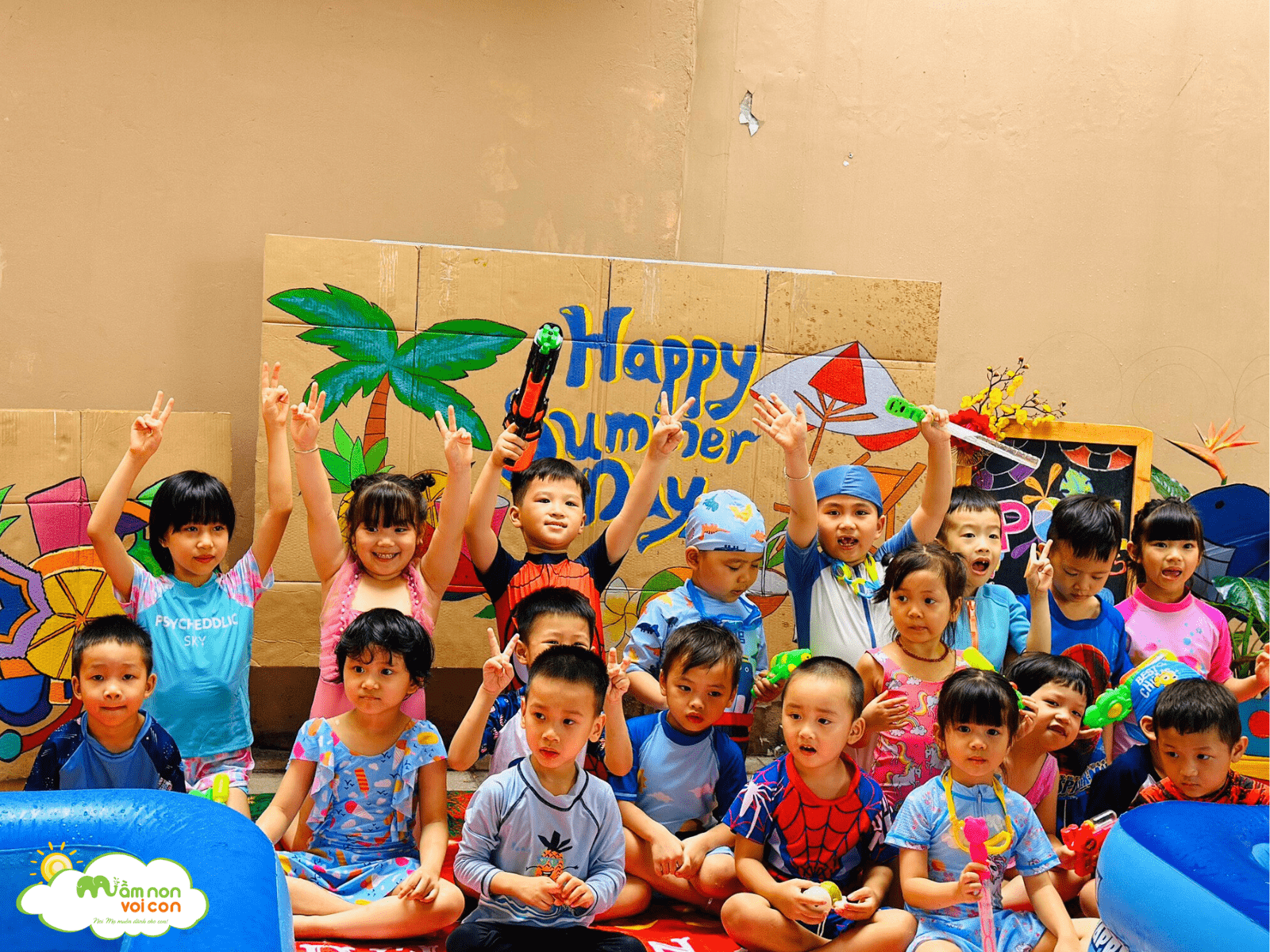 HAPPY SUMMER DAY - POOL PARTY |LỄ HỘI NƯỚC VOI CON 2024 - TRƯỜNG MẦM NON VOI CON