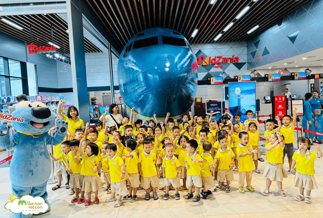 MỘT NGÀY CỦA BÉ TẠI KIDZANIA - TRƯỜNG MẦM NON VOI CON