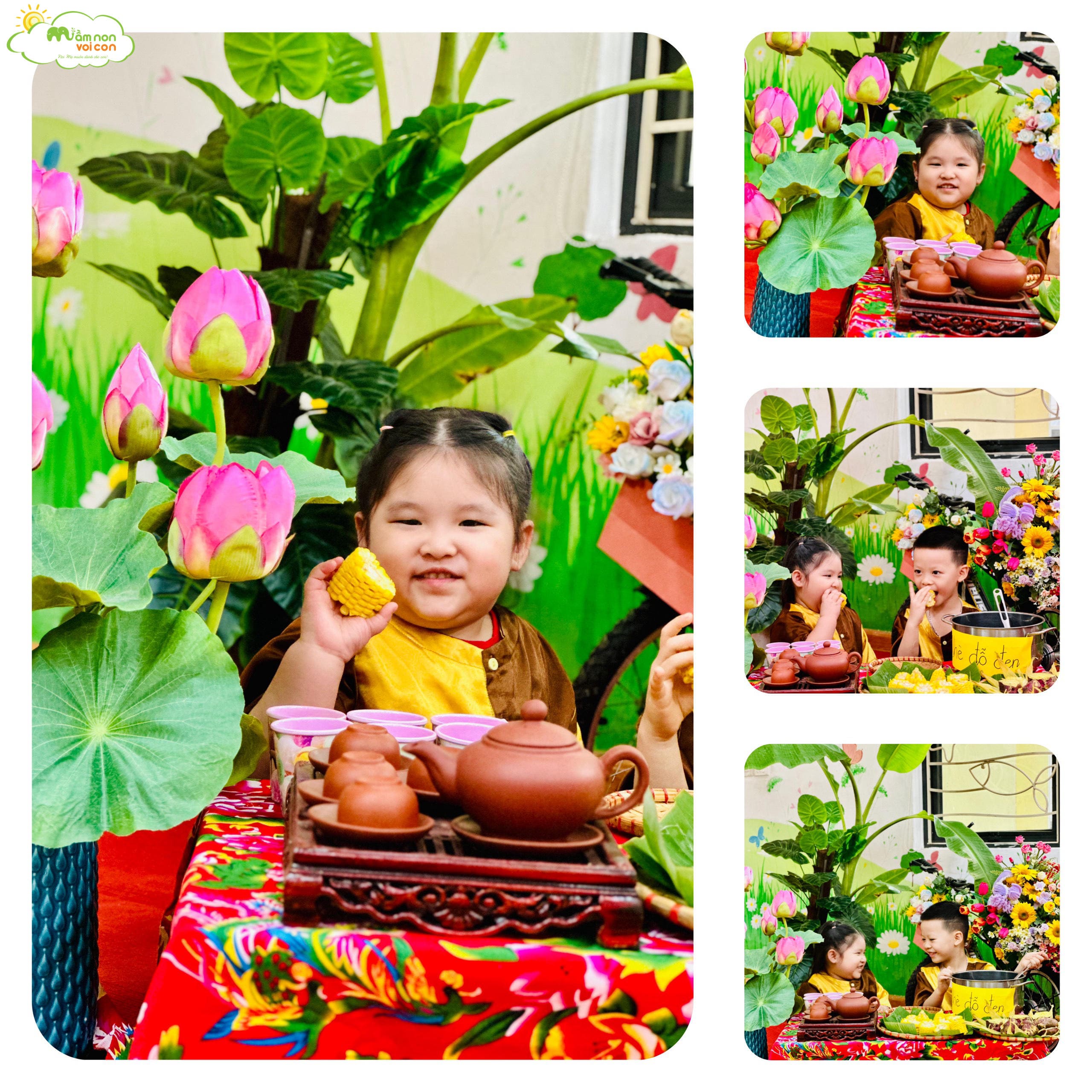 CÙNG LƯU GIỮ KÝ ỨC TUỔI THƠ CON THẬT ĐẸP - TRƯỜNG MẦM NON VOI CON