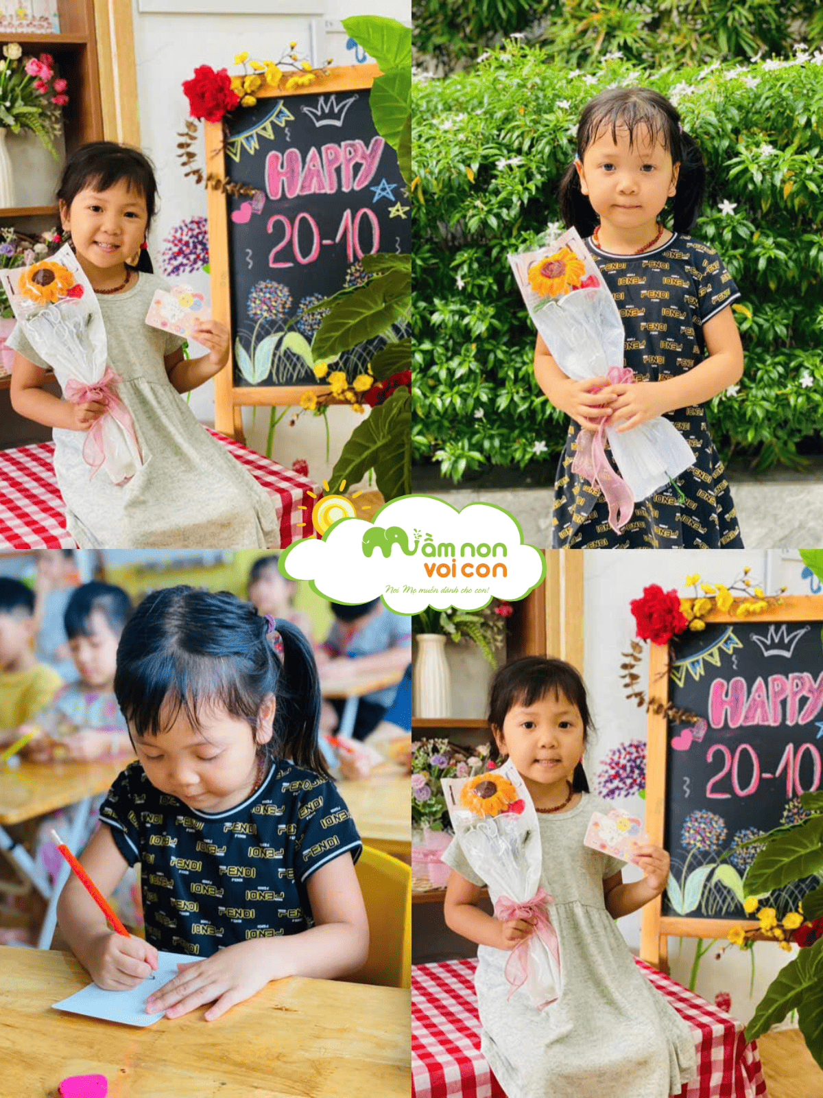 CHÀO MỪNG NGÀY PHỤ NỮ VIỆT NAM 20/10 CHÀO MỪNG NGÀY PHỤ NỮ VIỆT NAM 20/10 - TRƯỜNG MẦM NON VOI CON