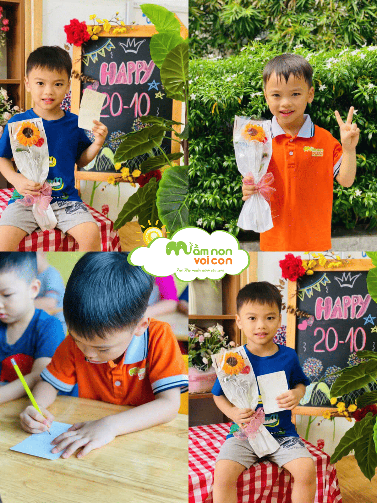 CHÀO MỪNG NGÀY PHỤ NỮ VIỆT NAM 20/10 CHÀO MỪNG NGÀY PHỤ NỮ VIỆT NAM 20/10 - TRƯỜNG MẦM NON VOI CON