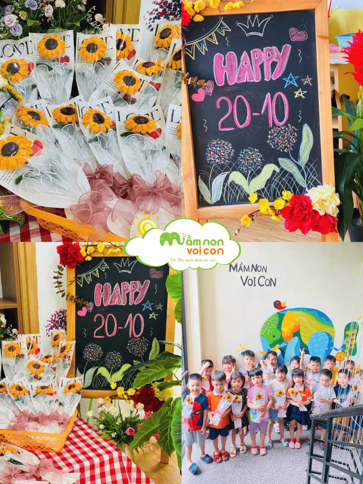 CHÀO MỪNG NGÀY PHỤ NỮ VIỆT NAM 20/10 CHÀO MỪNG NGÀY PHỤ NỮ VIỆT NAM 20/10 - TRƯỜNG MẦM NON VOI CON