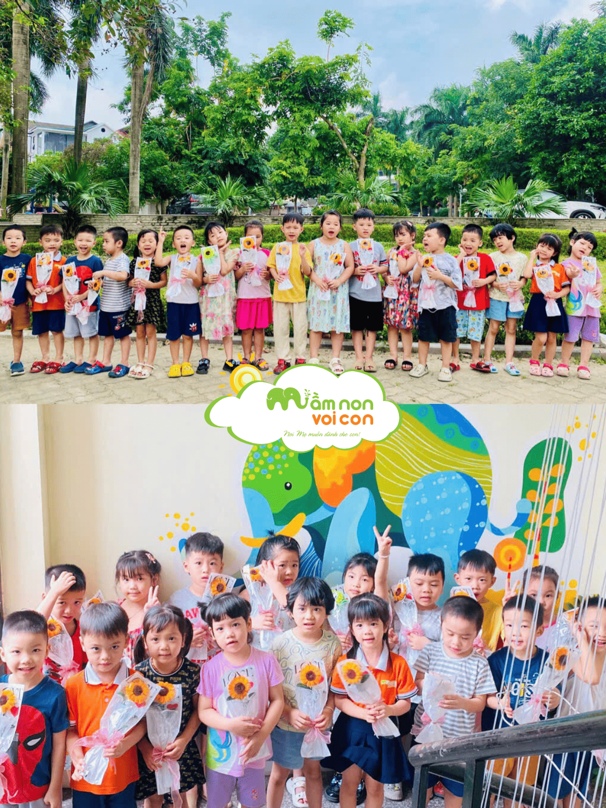 CHÀO MỪNG NGÀY PHỤ NỮ VIỆT NAM 20/10 - TRƯỜNG MẦM NON VOI CON