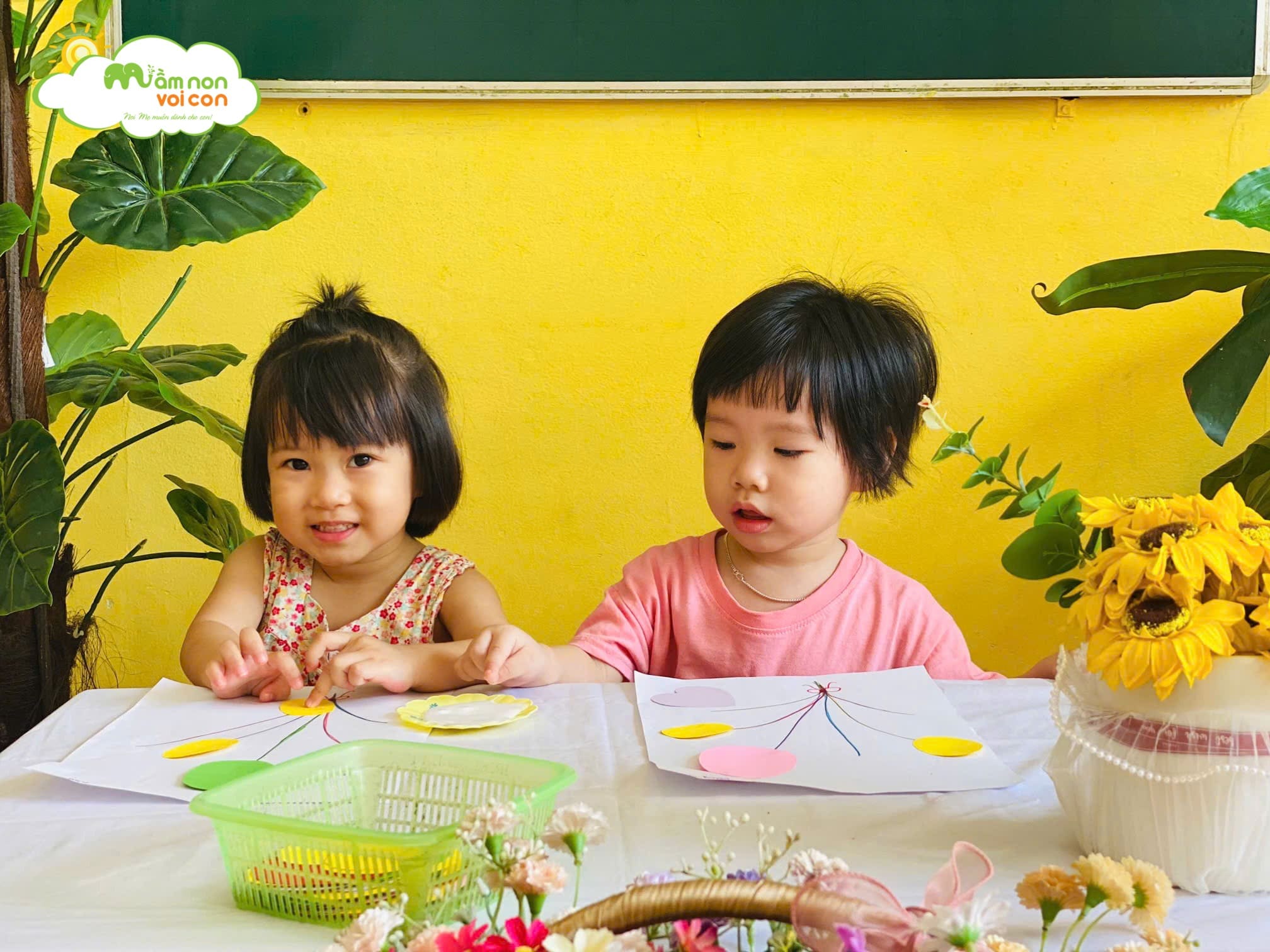 TẠO HÌNH DÁN BÓNG BAY - LỚP E3 - TRƯỜNG MẦM NON VOI CON