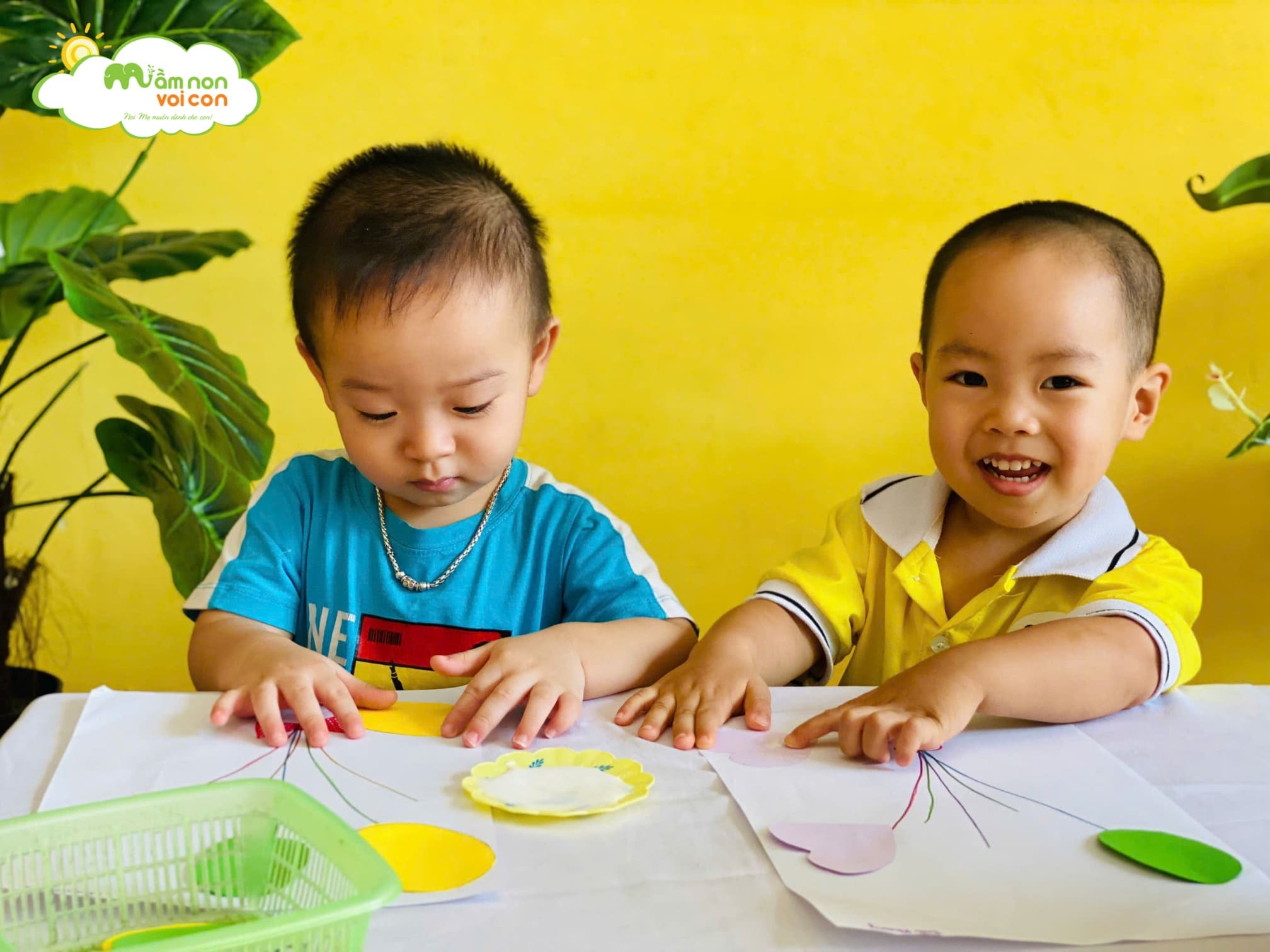 TẠO HÌNH DÁN BÓNG BAY - LỚP E3 - TRƯỜNG MẦM NON VOI CON