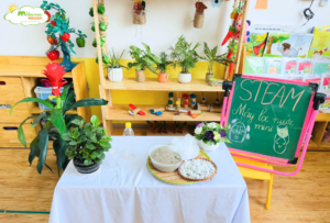 STEAM MÁY LỌC NƯỚC MINI - LỚP E4 - TRƯỜNG MẦM NON VOI CON