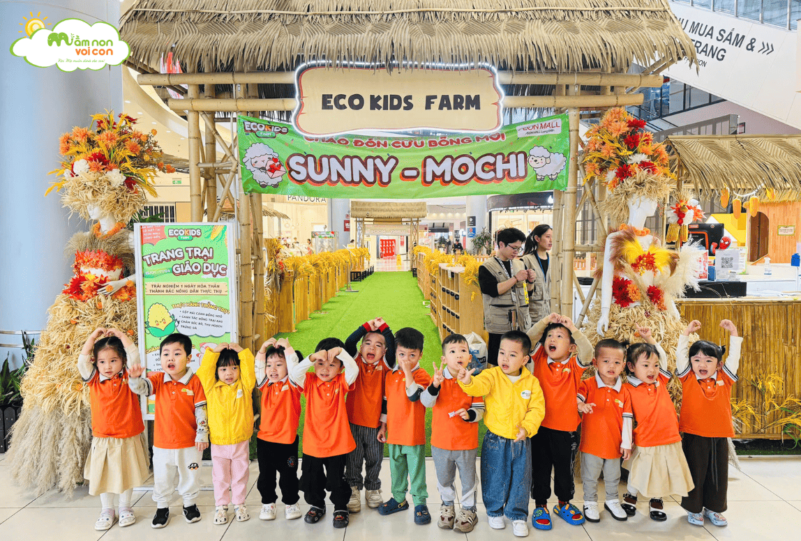CÙNG BÉ VUI TRẢI NGHIỆM TẠI ECOKIDS FARM - TRƯỜNG MẦM NON VOI CON