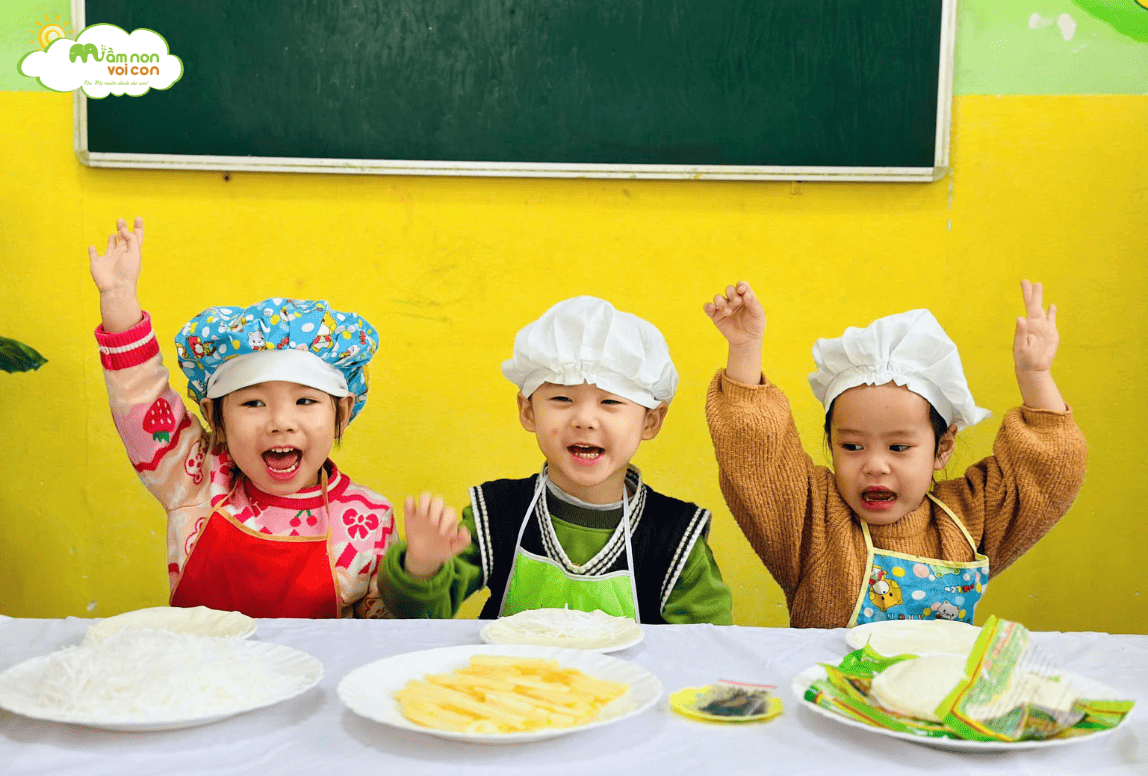 TRẢI NGHIỆM CÙNG TEAM E3: “BÉ LÀM BÒ BÍA” - TRƯỜNG MẦM NON VOI CON