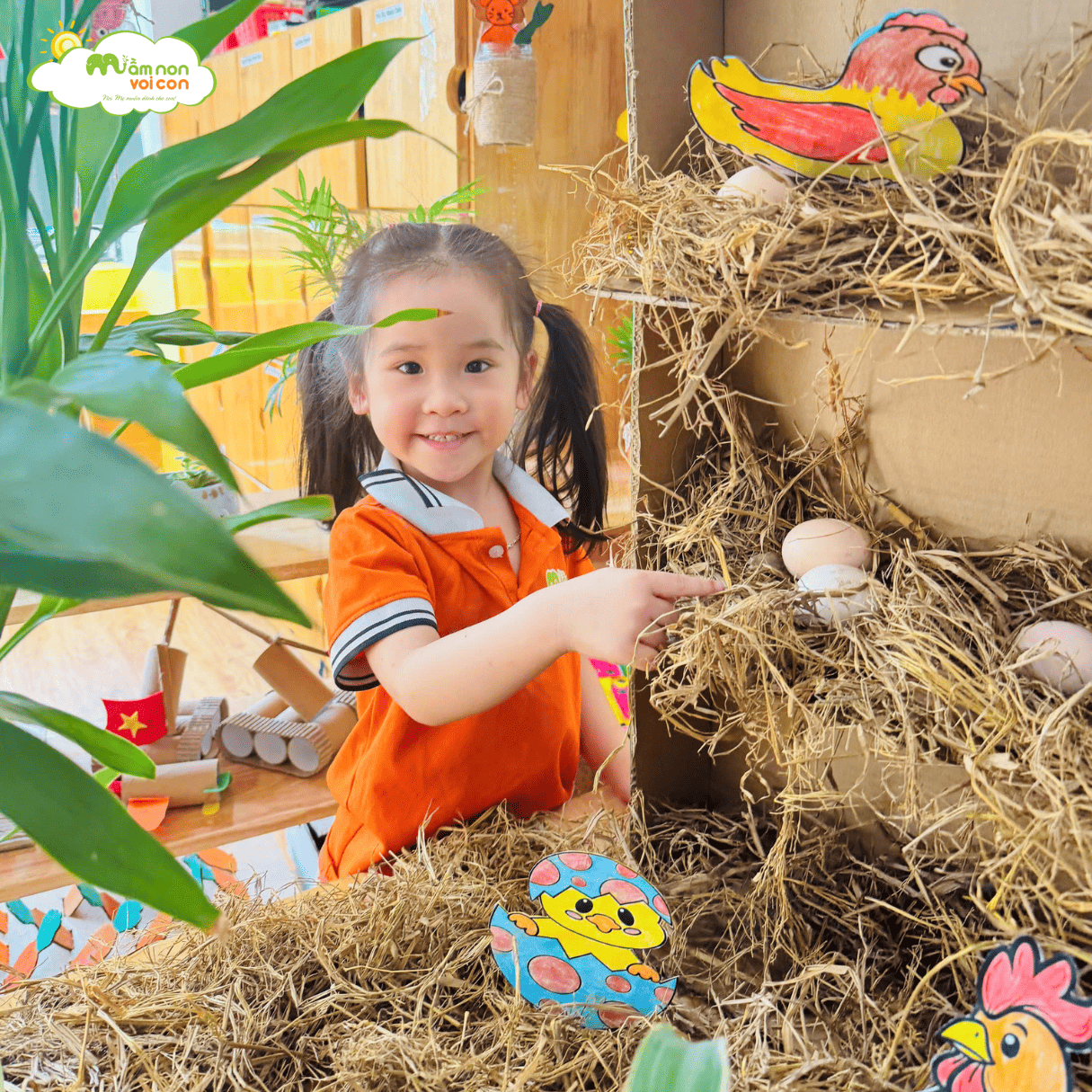 STEAM: “TRANG TRẠI GÀ E4” - TRƯỜNG MẦM NON VOI CON